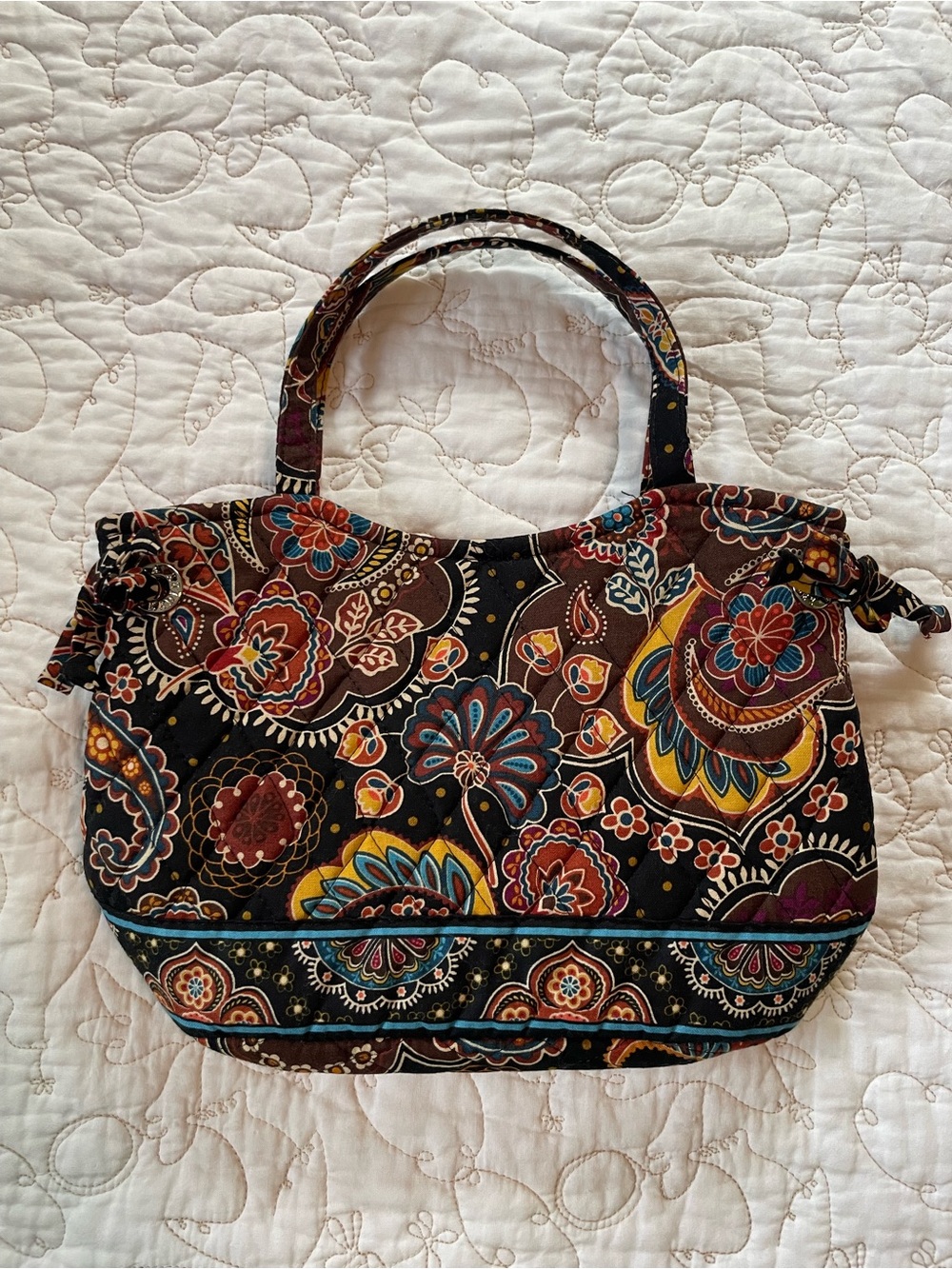 Vera Bradley mini tote in Kensington print NWOT